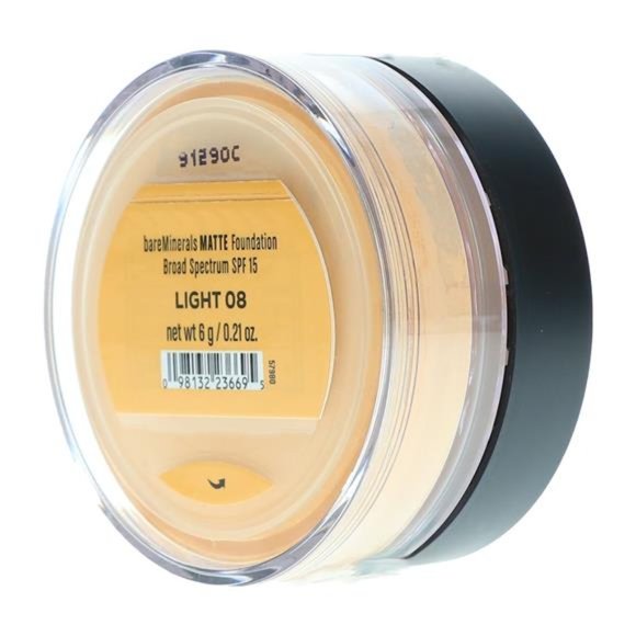 bareMinerals Matte Foundation Broad Spectrum SPF 15 Light 08 0.21 oz - Picture 8 of 8